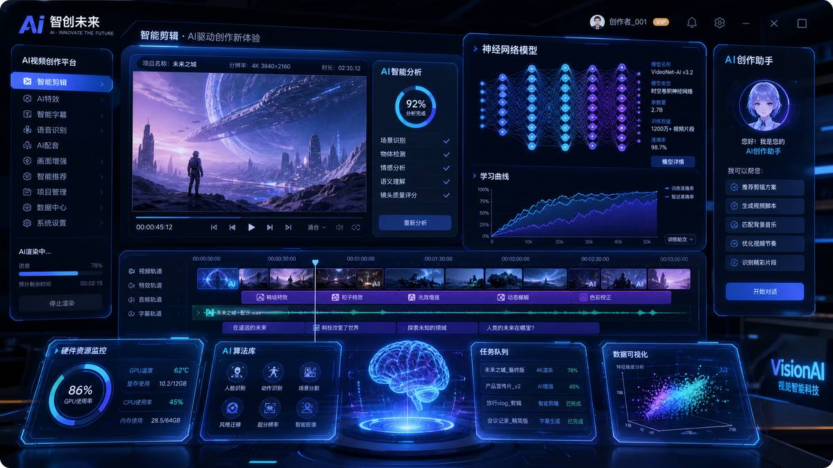 st美女直播AI视频创作工具